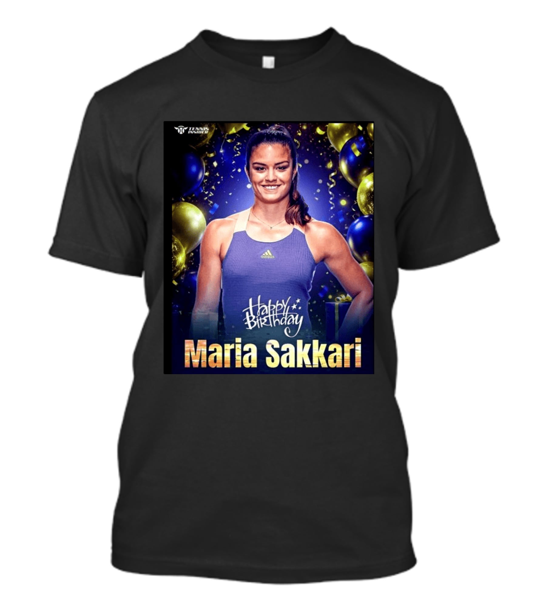 Happy Birthday Maria Sakkari Tennis Insider Celebration T-Shirt
