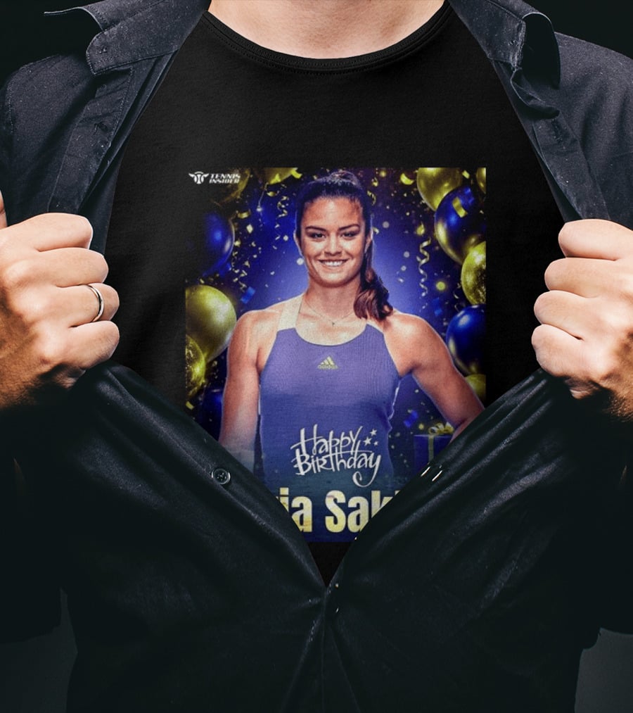 Happy Birthday Maria Sakkari Tennis Insider Celebration T-Shirt