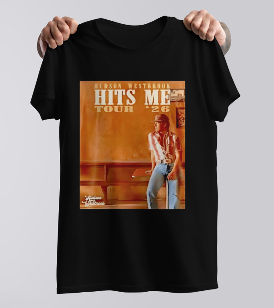 Hudson Westbrook Hits Me Tour '26 Retro Americana T-Shirt