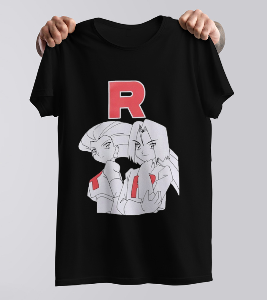 Jessie James Team Rocket R POKEMON Characters T-Shirt