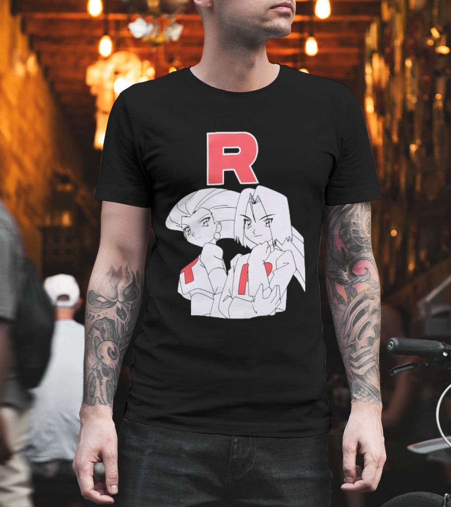 Jessie James Team Rocket R POKEMON Characters T-Shirt
