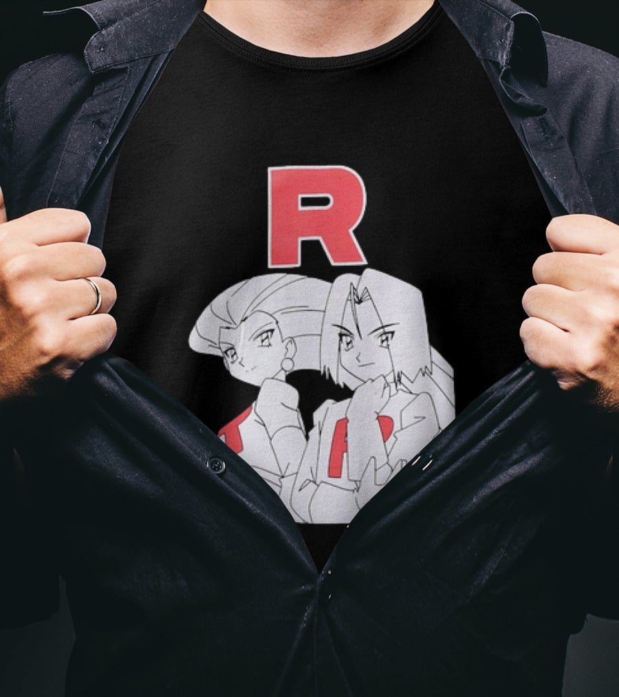 Jessie James Team Rocket R POKEMON Characters T-Shirt