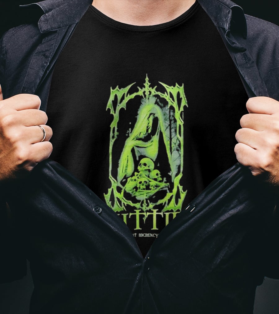 Kittie Est MCMXCVI Gothic Skull Reaper Band Nu Metal T-Shirt