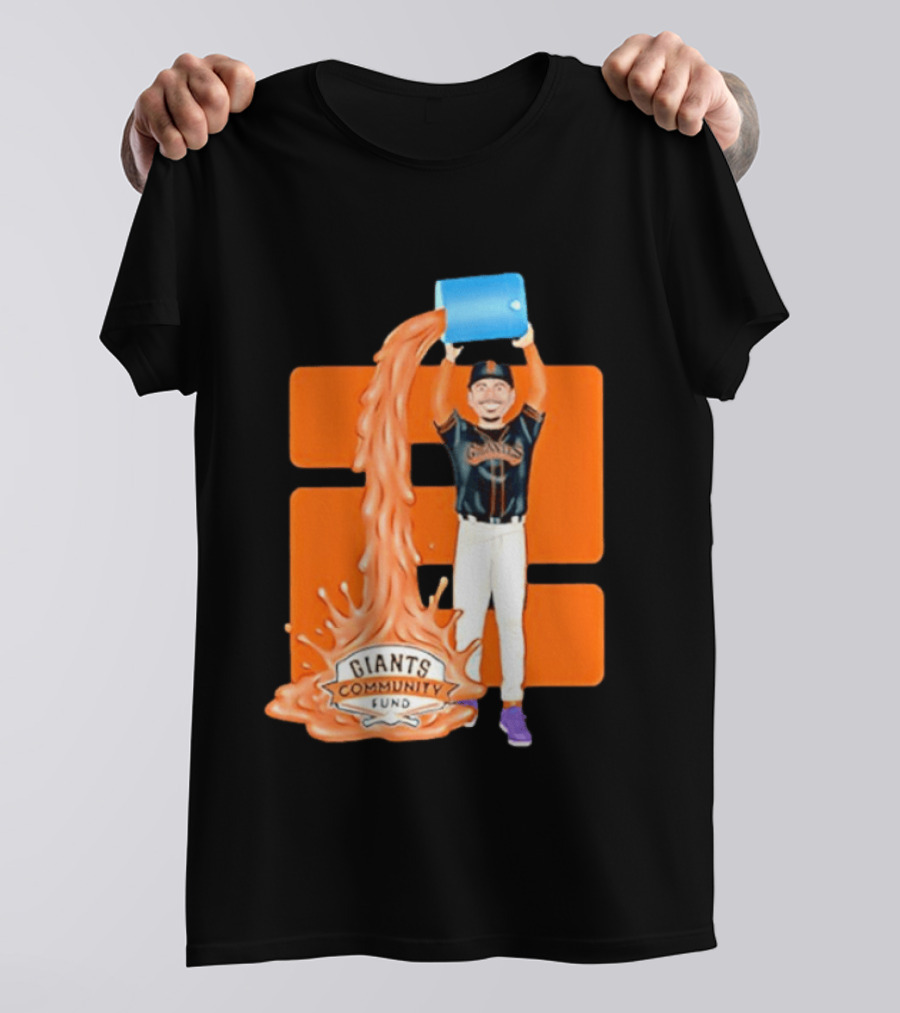 San Francisco Giants Community Fund Logan Webb Splash T-Shirt