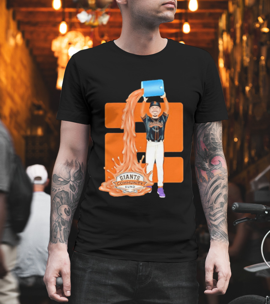 San Francisco Giants Community Fund Logan Webb Splash T-Shirt