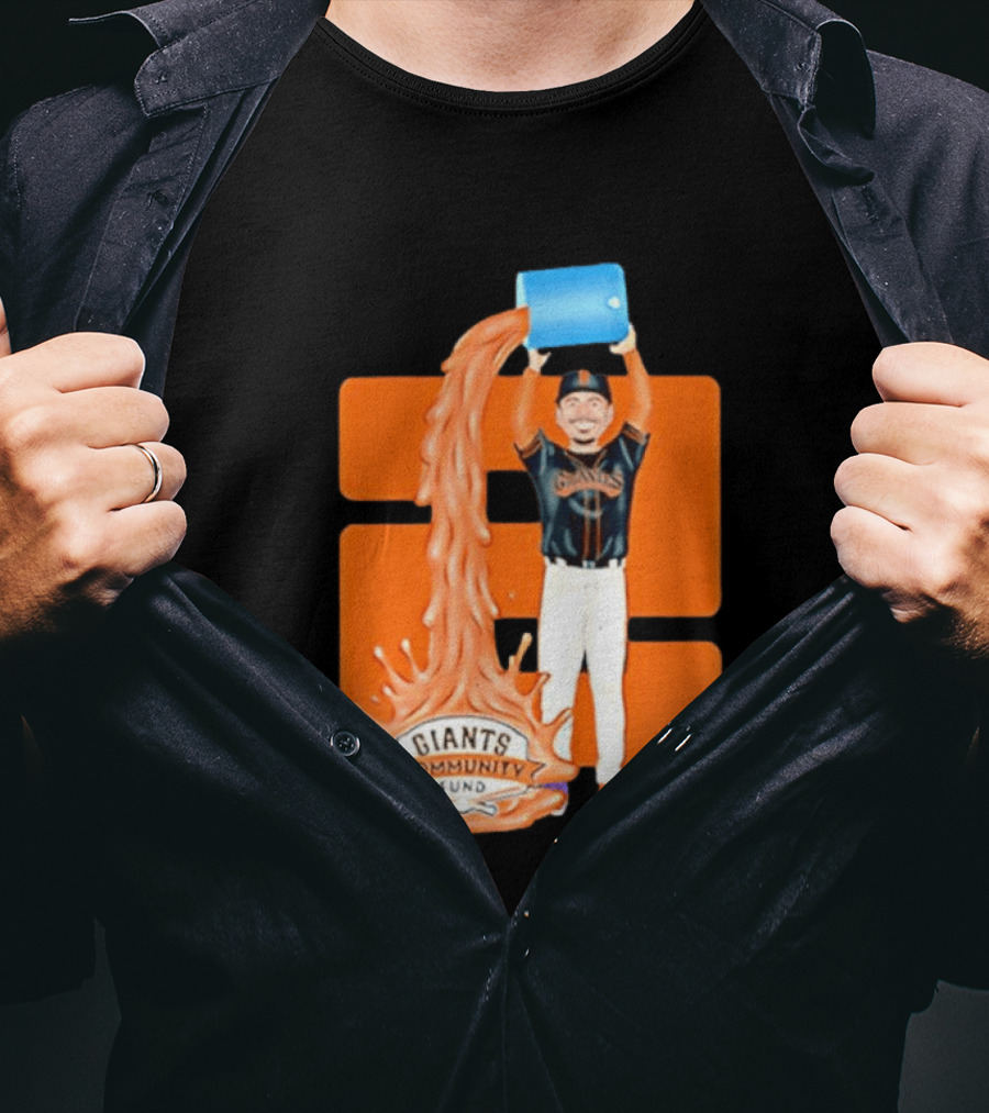 San Francisco Giants Community Fund Logan Webb Splash T-Shirt
