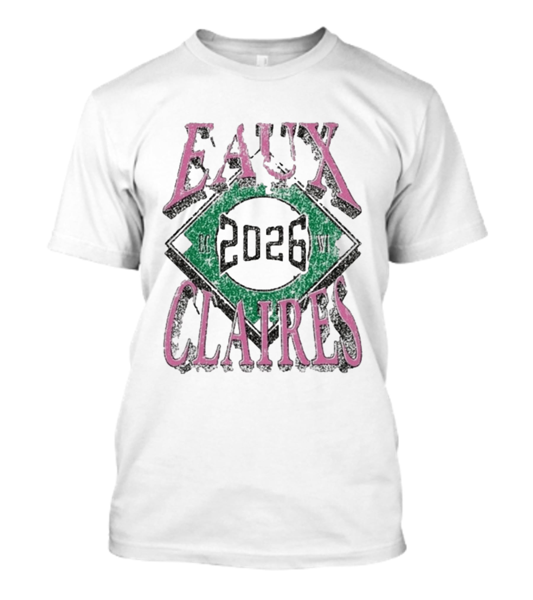 Eaux Claires 2026 WI Baseball T-Shirt