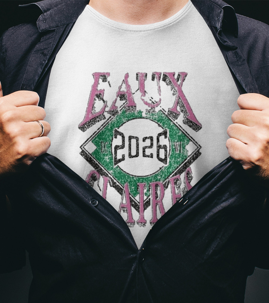 Eaux Claires 2026 WI Baseball T-Shirt