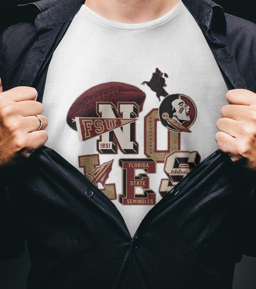 Florida State Seminoles Unconquered 1851 FSU Athletic Flo Grown Original T-Shirt