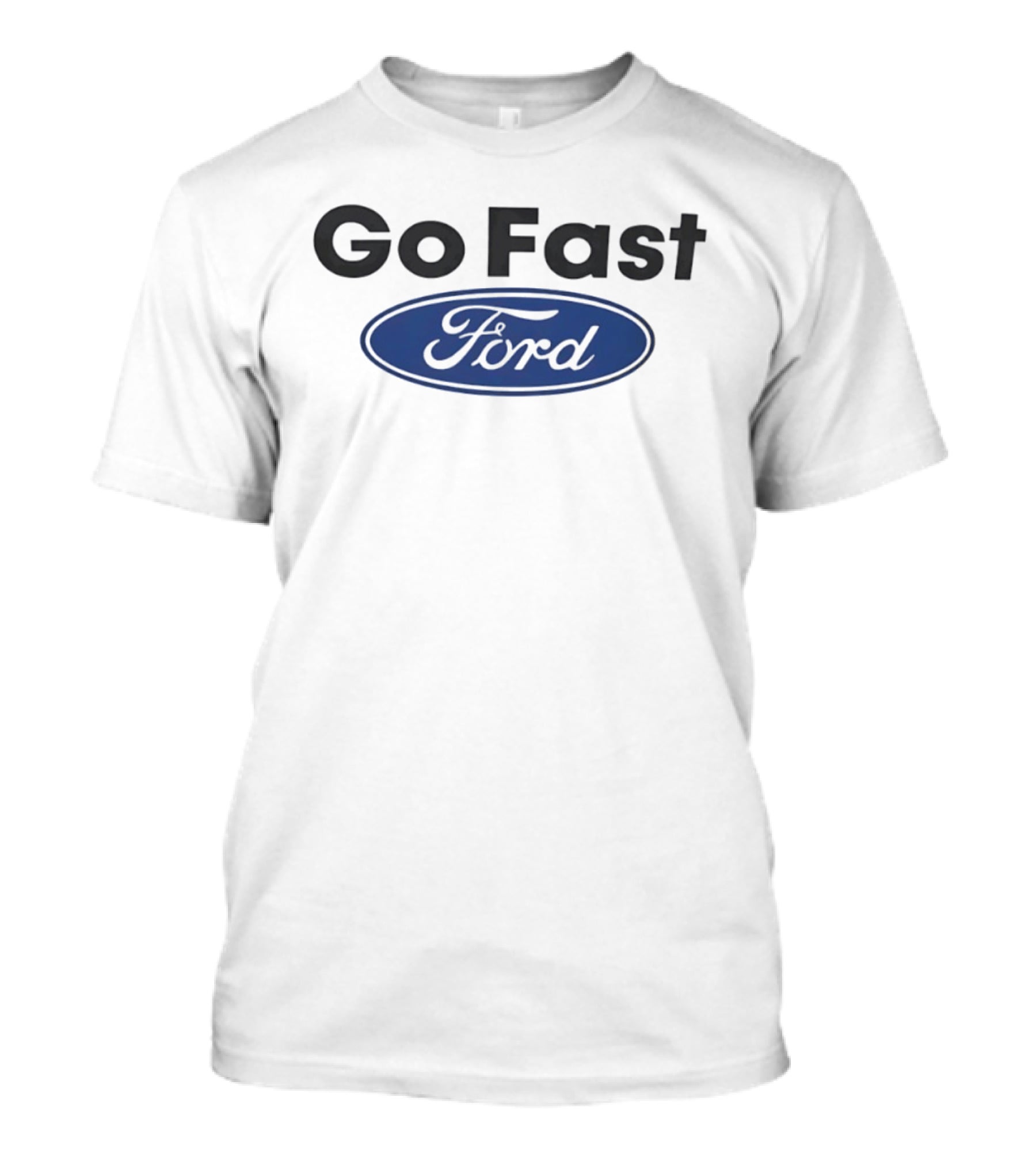 Go Fast Ford Oval Blue T-Shirt