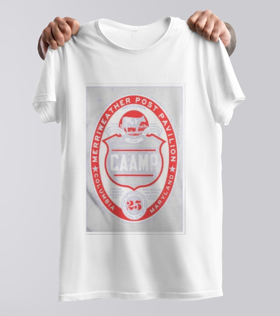Merriweather Post Pavilion CAAMP July 25 2026 Columbia Maryland Event T-Shirt
