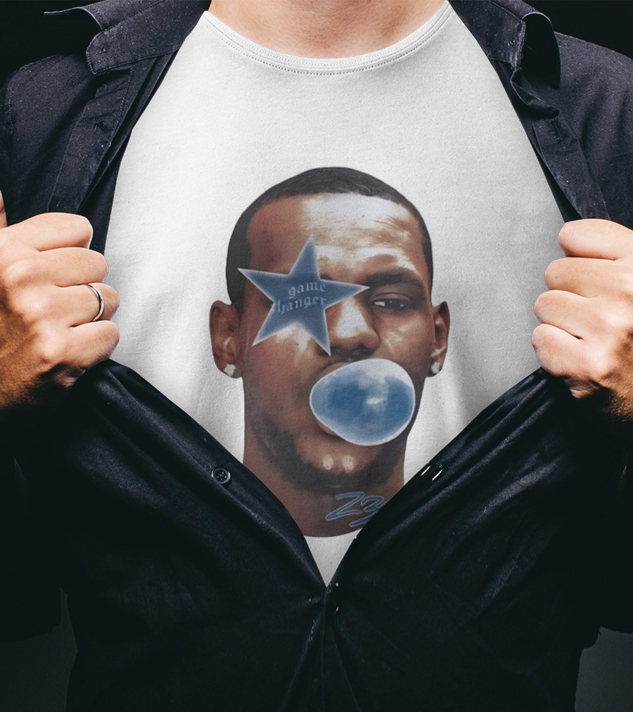 LeBron James Game Changer Star Blue Bubble 23 T-Shirt