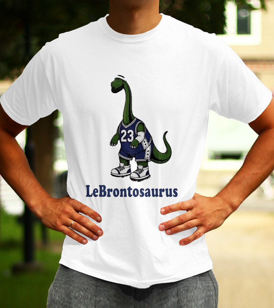 Lebrontosaurus 23 Basketball Dinosaur Philadelphia 76ers Lebron James T-Shirt