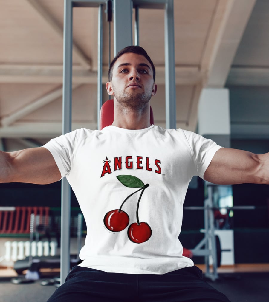 Los Angeles Angels Tiny Turnip MLB Cherries T-Shirt