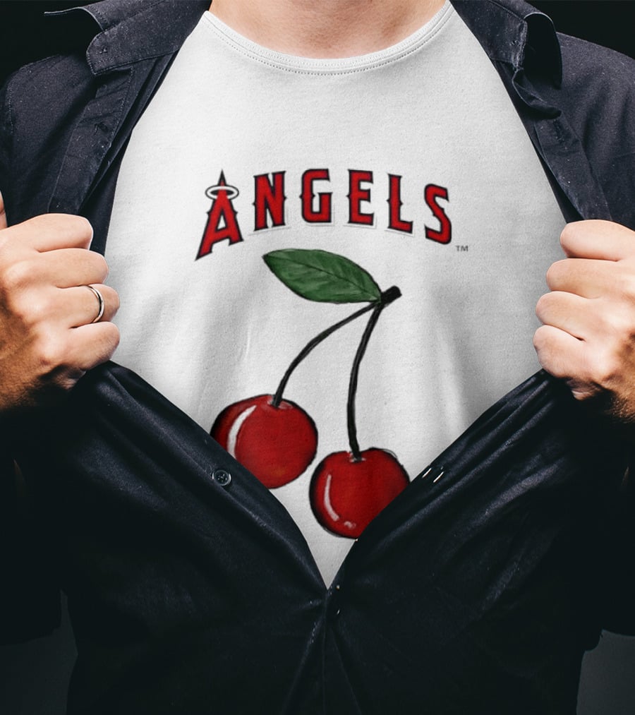 Los Angeles Angels Tiny Turnip MLB Cherries T-Shirt