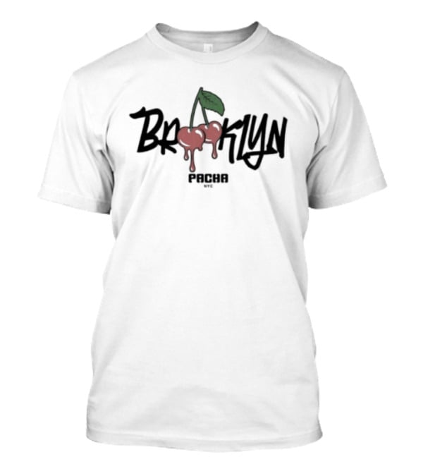 Pacha Brooklyn NYC Cherries White T-Shirt