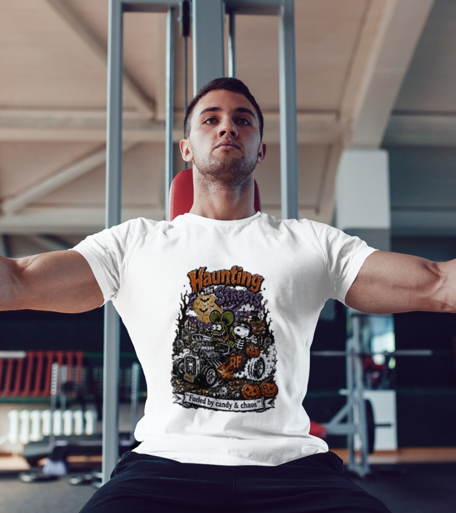 Peanuts Snoopy X Rat Fink Haunting The Streets Fueled By Candy & Chaos Halloween T-Shirt