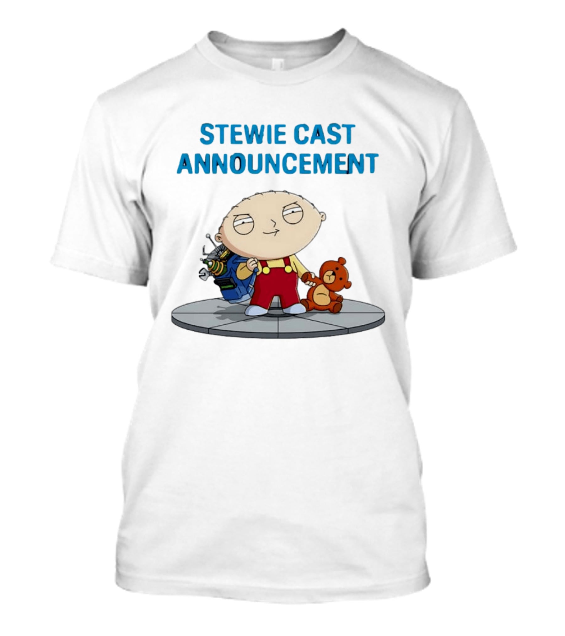 Stewie Griffin Family Guy Cast Announcement T-Shirt