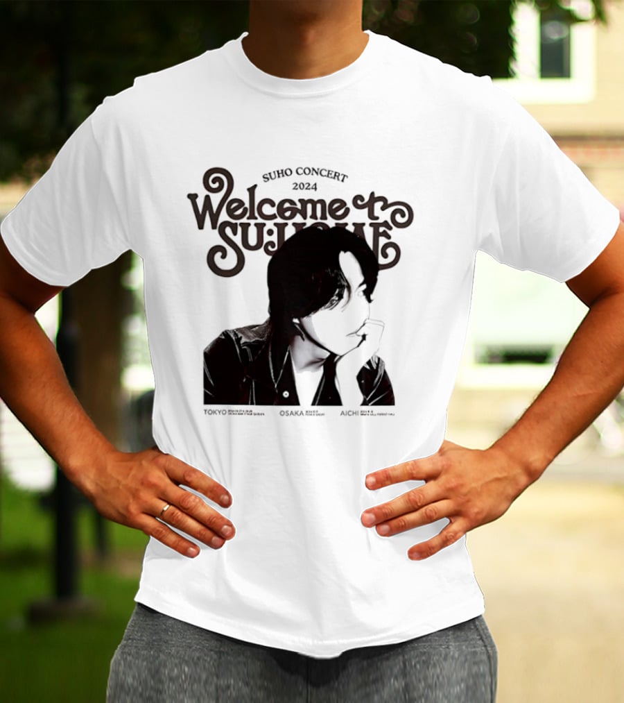 SUHO Concert 2024 Welcome To Su Home Tokyo Osaka Aichi Tour T-Shirt