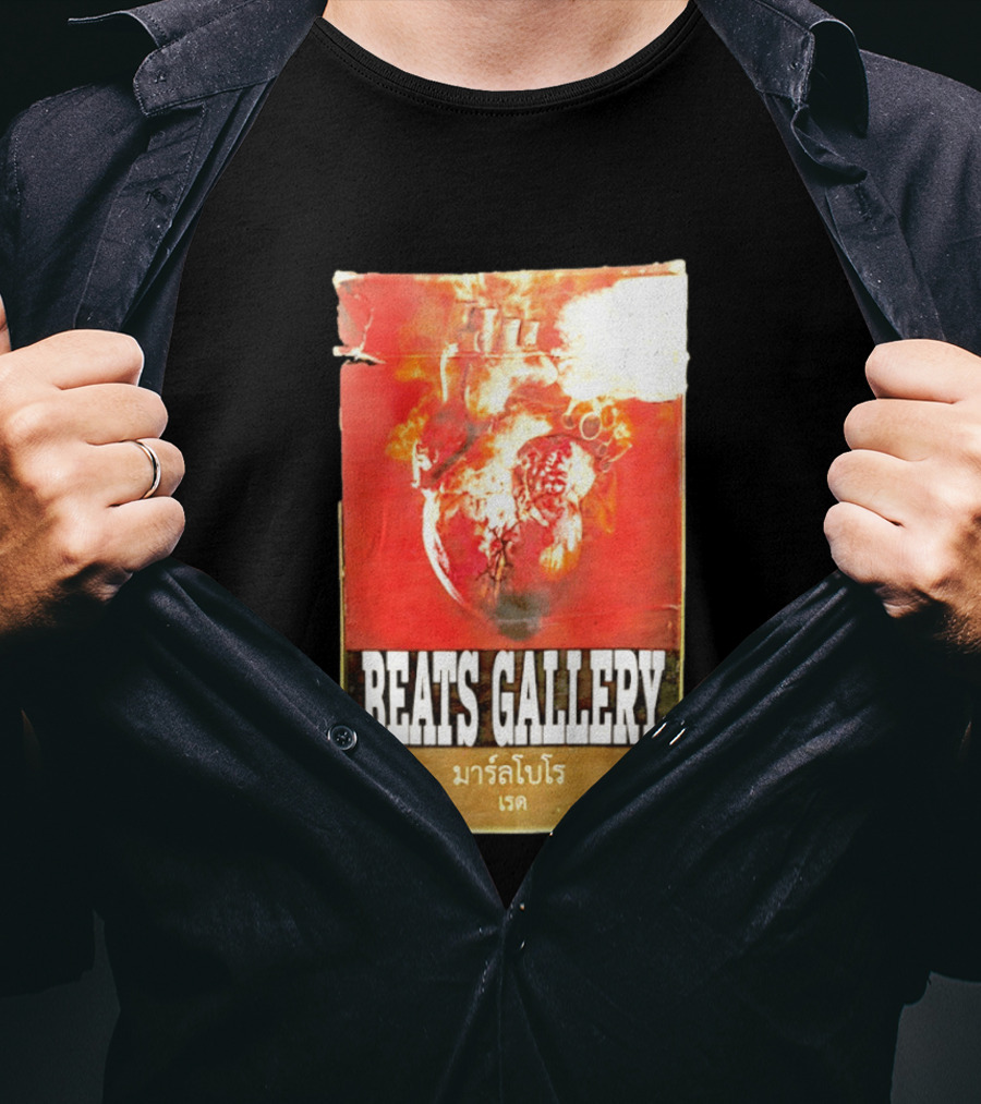 BEATS GALLERY Marlboro Red Anatomical Heart T-Shirt