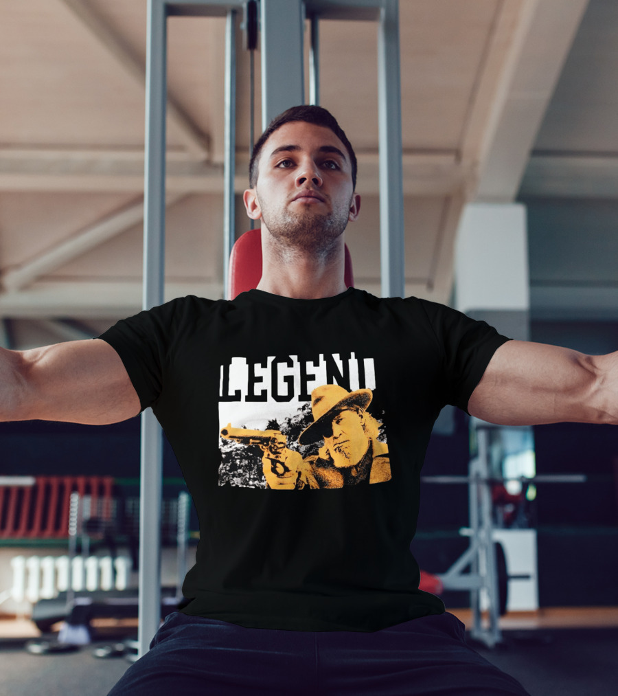 Legend Clint Eastwood Pointing Revolver T-Shirt