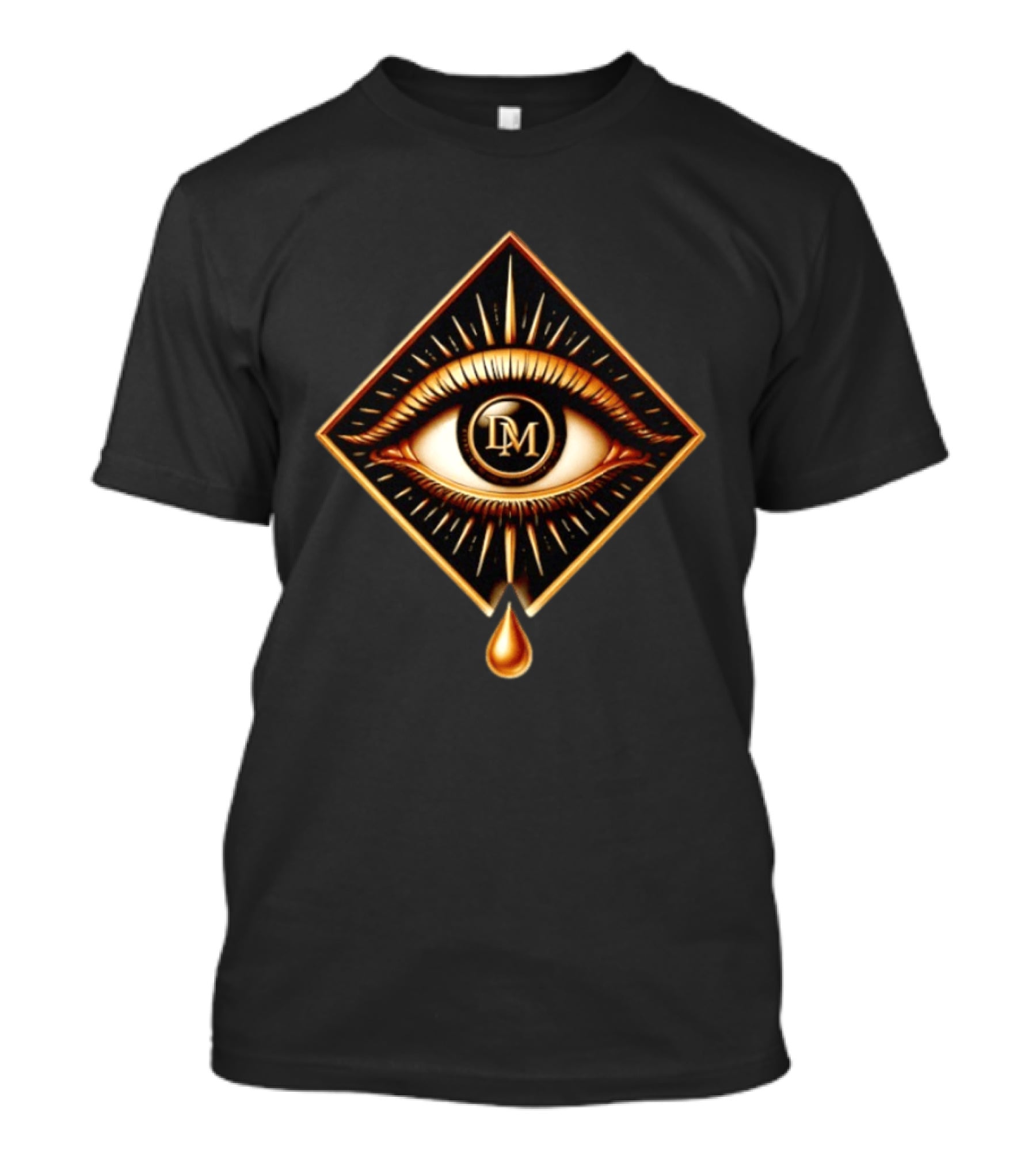 DM Luxury Brand Divine Moodwear Eye Symbol Minimalist T-Shirt