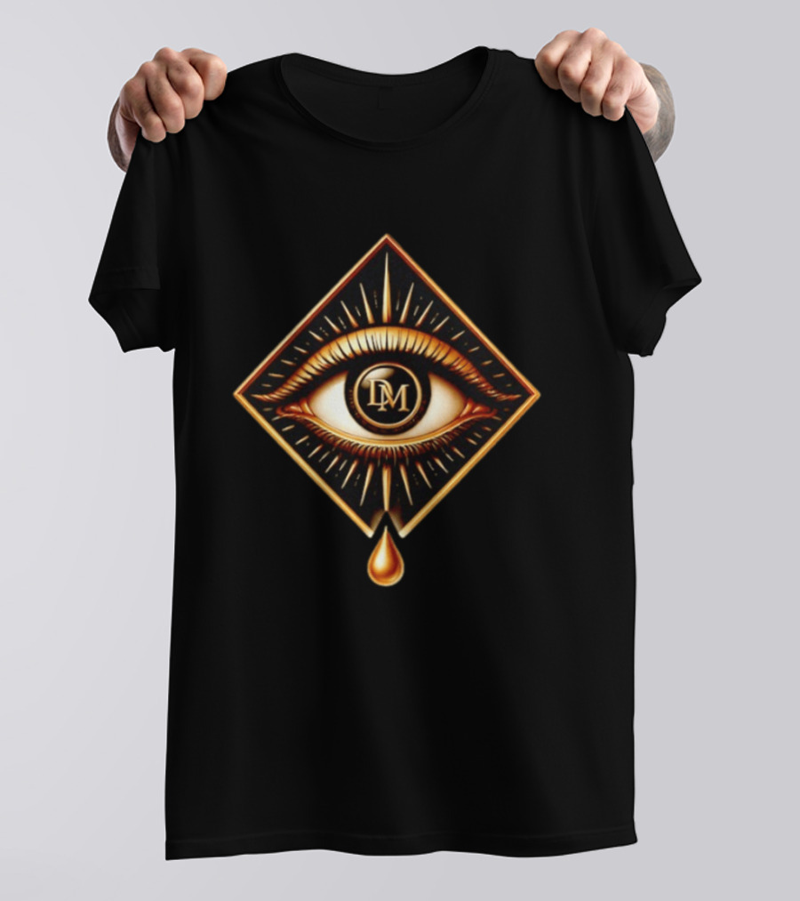 DM Luxury Brand Divine Moodwear Eye Symbol Minimalist T-Shirt