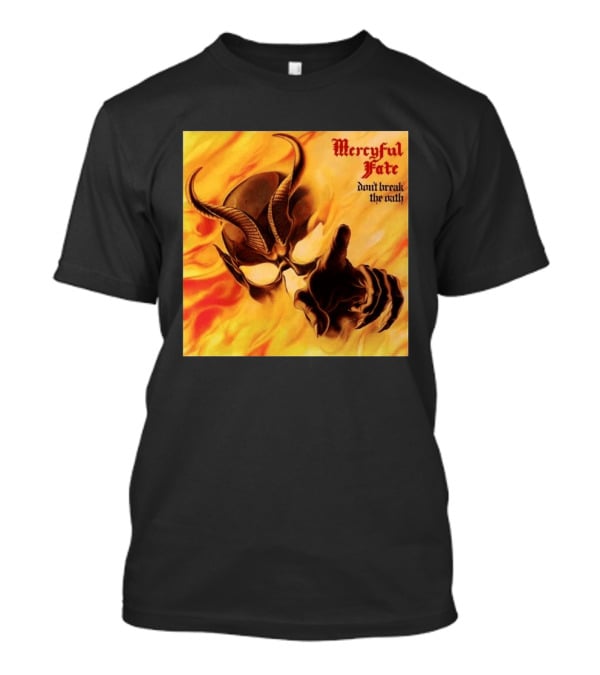 Mercyful Fate Don't Break The Oath Devil Horns Flame T-Shirt
