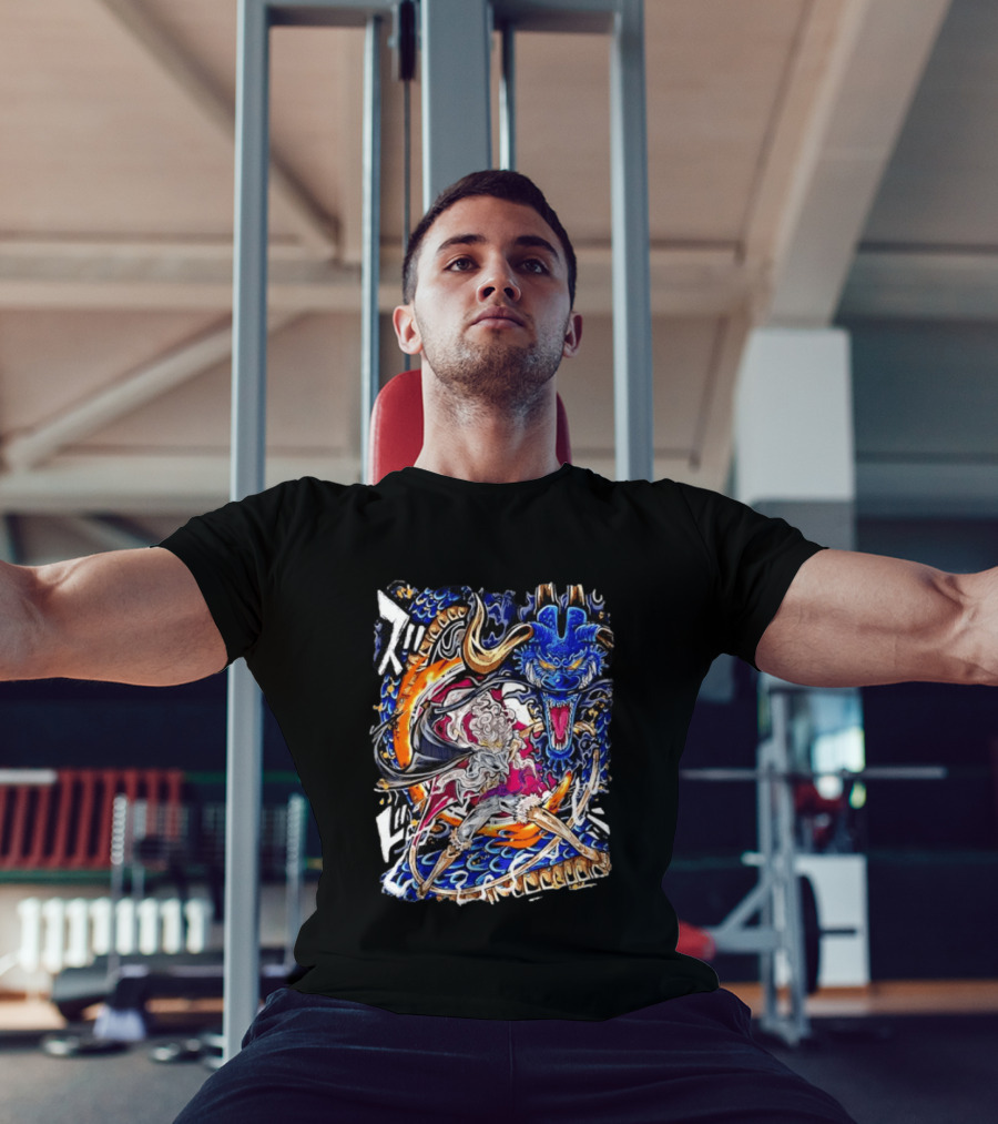 Monkey D Luffy Gear 5 Vs Kaido Epic One Piece Anime Manga Battle Scene T-Shirt