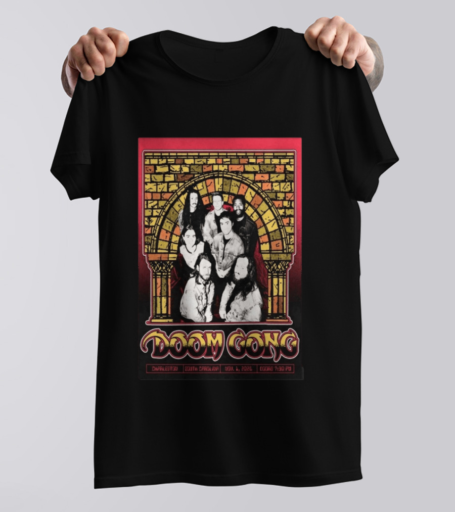 Doom Gong Charleston South Carolina November 1 2026 Concert 7:30 PM T-Shirt