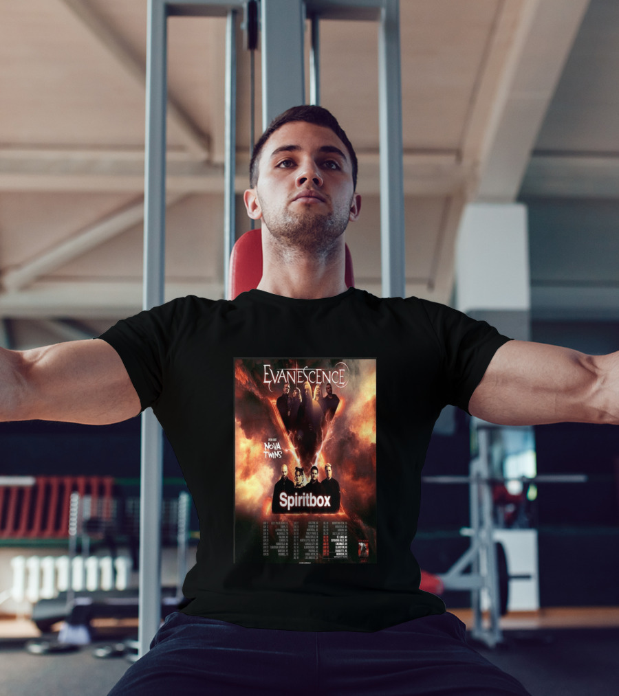 Evanescence US Tour 2026 Featuring Nova Twins And Spiritbox T-Shirt