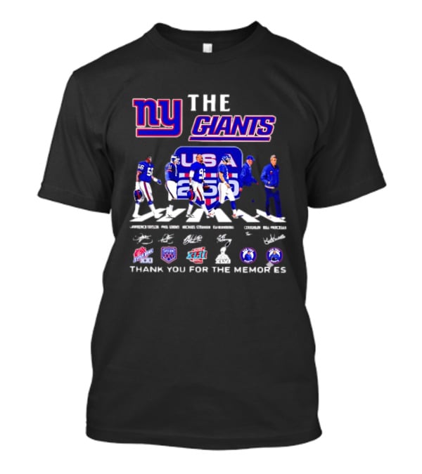 New York Giants US Legends Thank You For The Memories T-Shirt