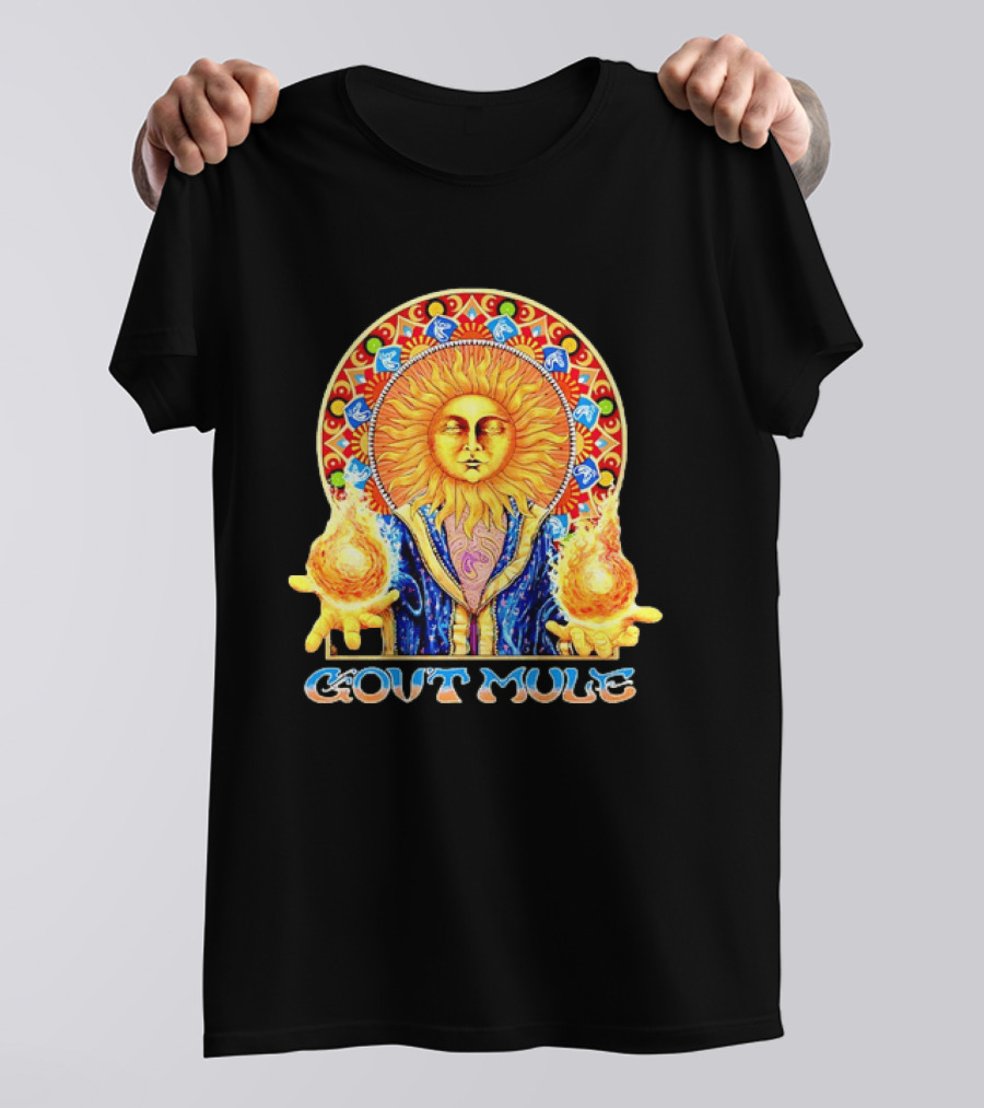 Gov't Mule Psychedelic Sunburst Summer Tour 2026 T-Shirt