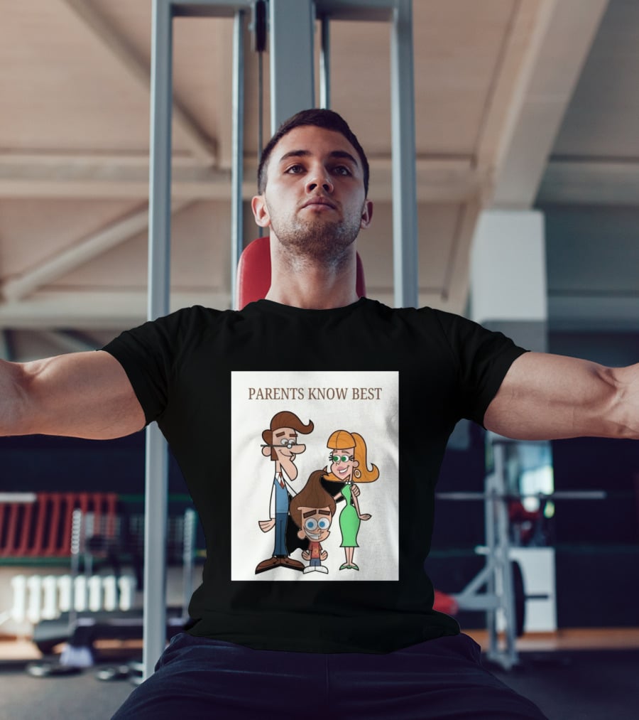 Parents Know Best Jimmy Neutron Timmy Turner Cartoon Mashup T-Shirt