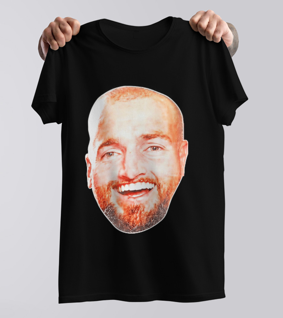Post Malone Smiling Face Celebrity Image T-Shirt