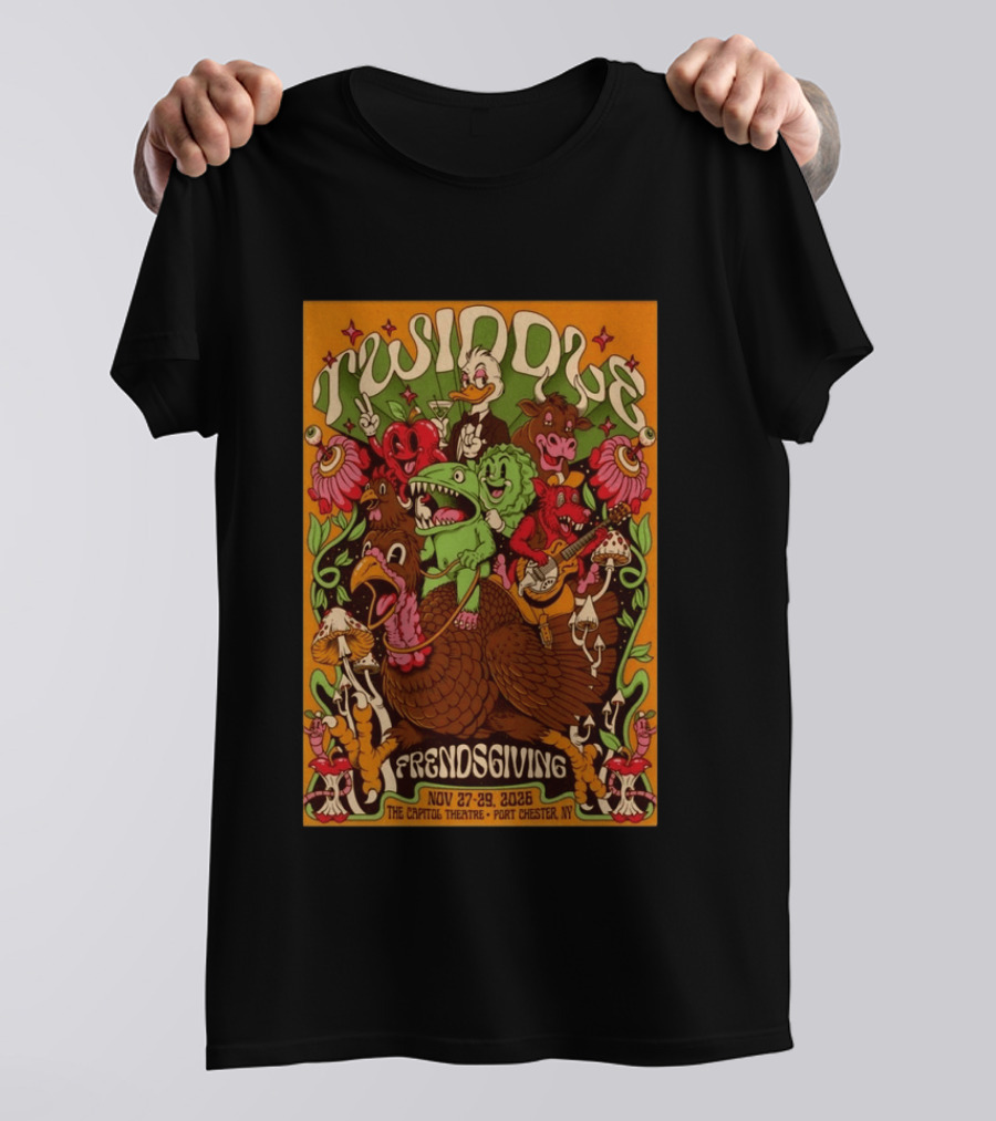 Twiddle Frendsgiving The Capitol Theatre Nov 27 29 2026 Port Chester NY T-Shirt