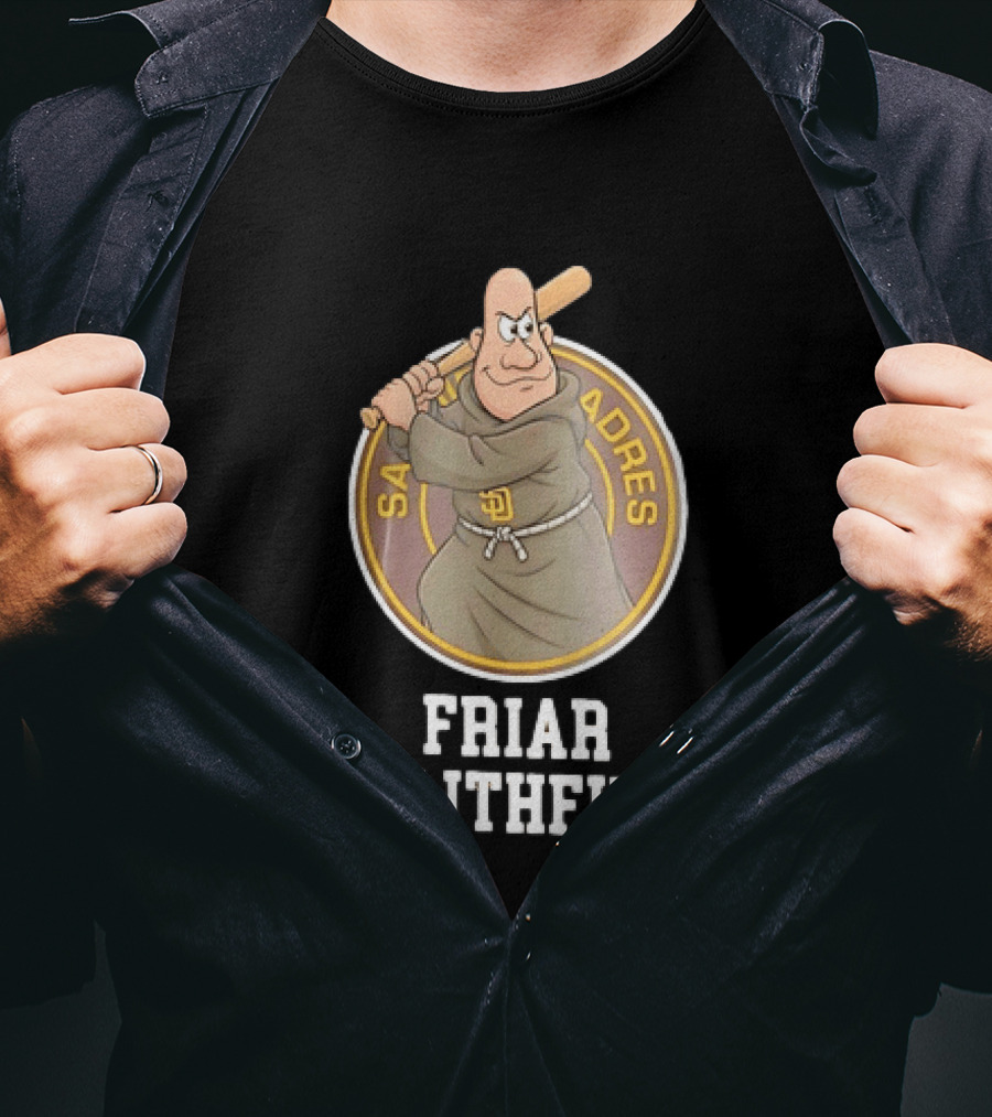 San Diego Padres Friar Faithful Baseball Fan Gear T-Shirt