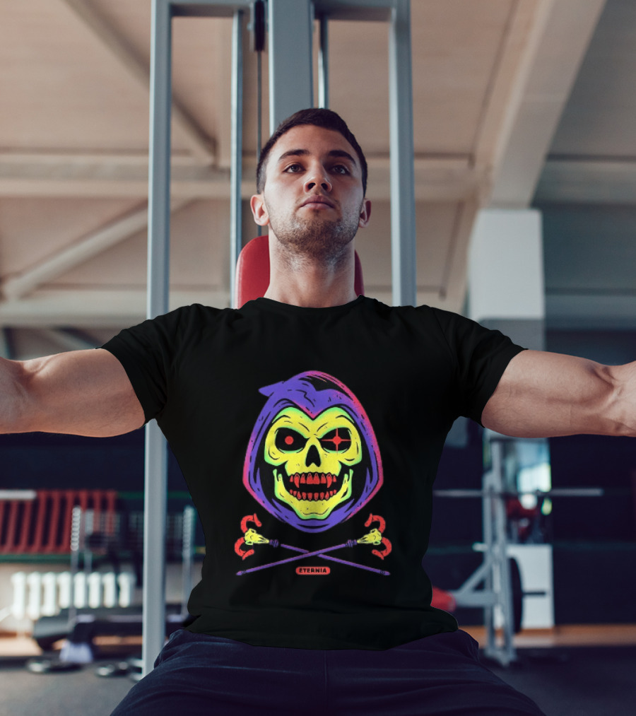 Skeletor Eternia Skull Crossbones Masters Of The Universe T-Shirt