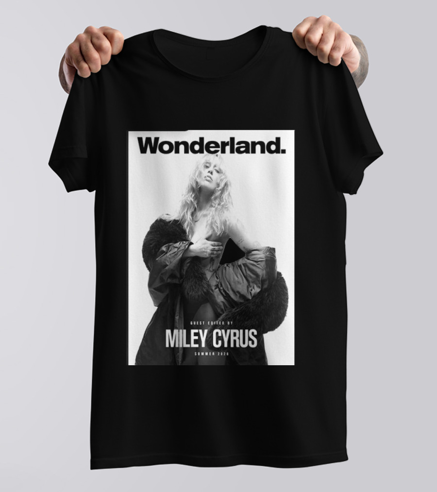 Wonderland Guest Edited By Miley Cyrus Summer 2026 T-Shirt