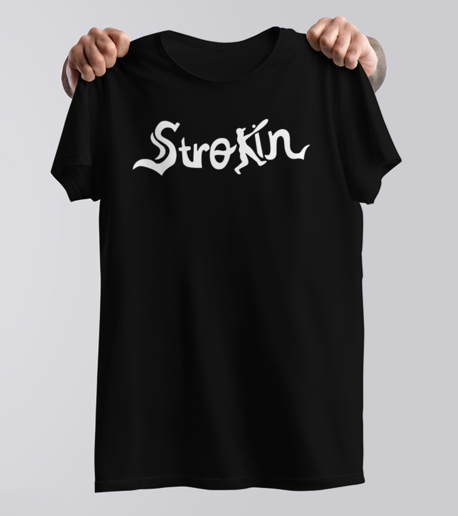Strokin Baseball Player Batter Sports Swing T-Shirt