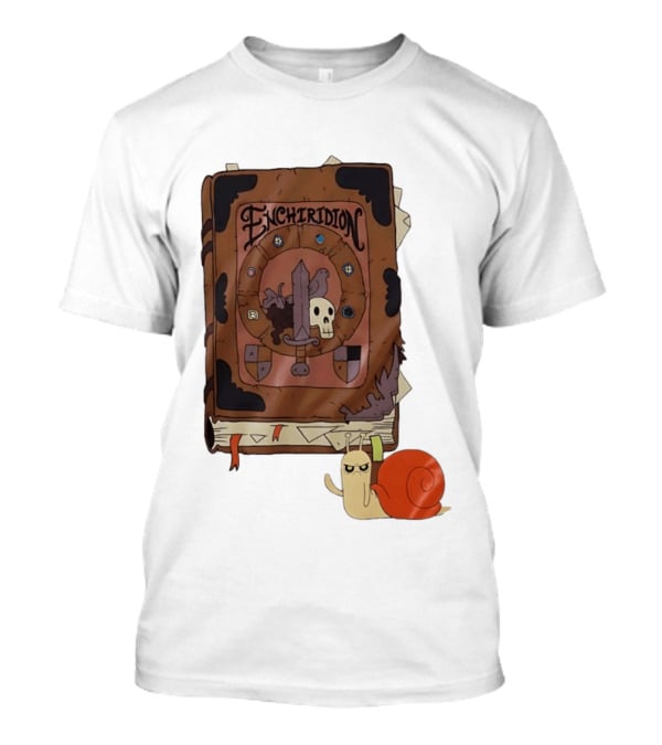 Adventure Time Enchiridion Snail Cartoon Network Book T-Shirt