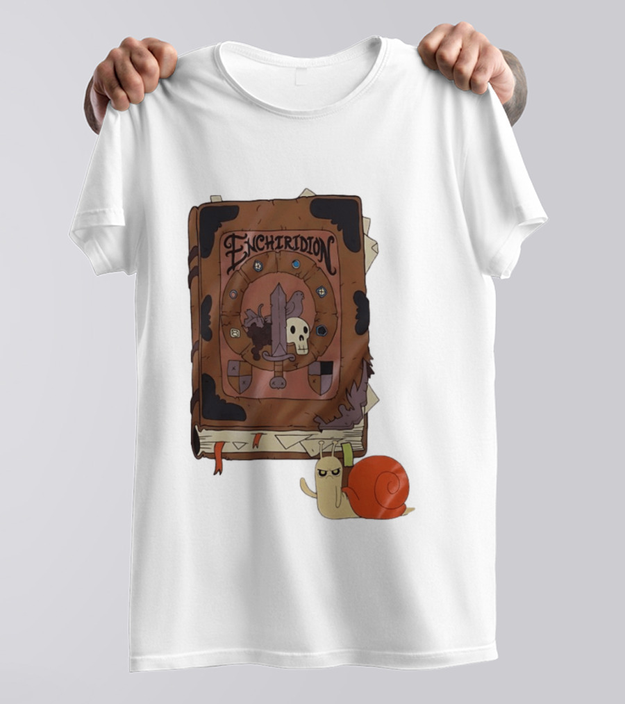 Adventure Time Enchiridion Snail Cartoon Network Book T-Shirt