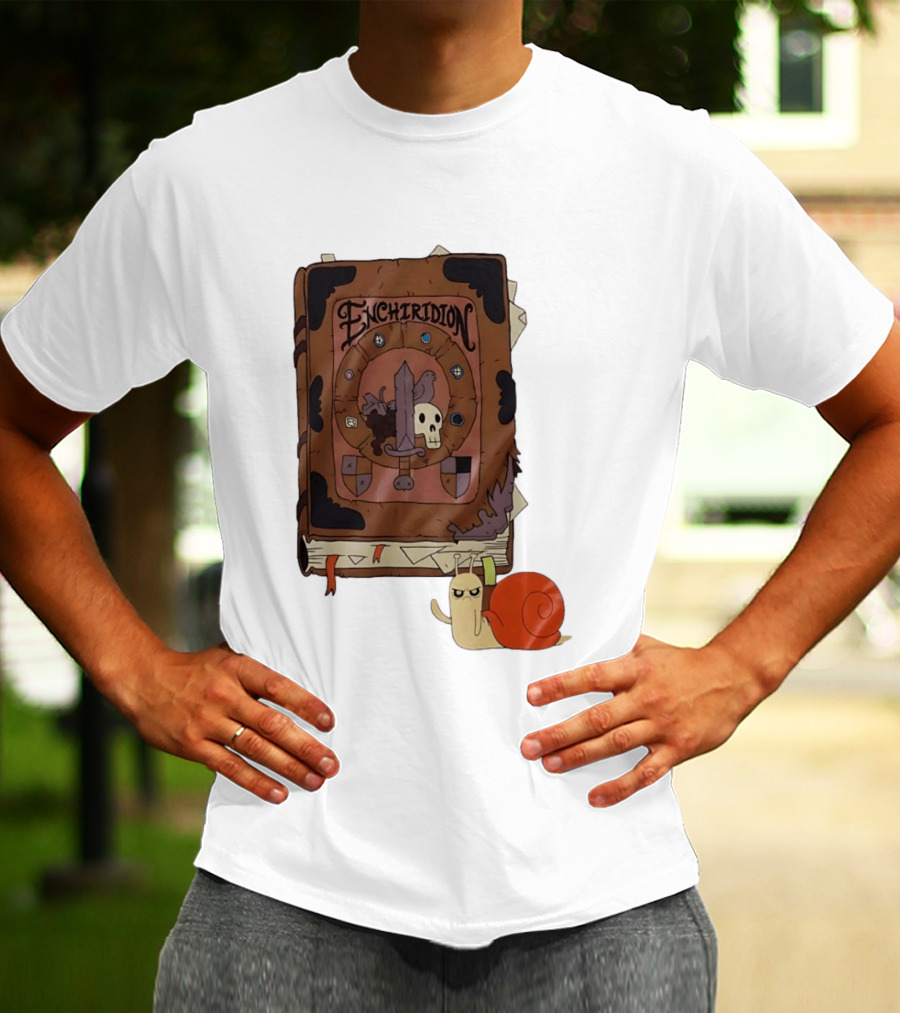 Adventure Time Enchiridion Snail Cartoon Network Book T-Shirt