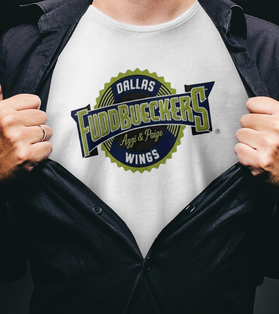 Fuddruckers Dallas Wings Azzi & Paige WNBA Basketball T-Shirt