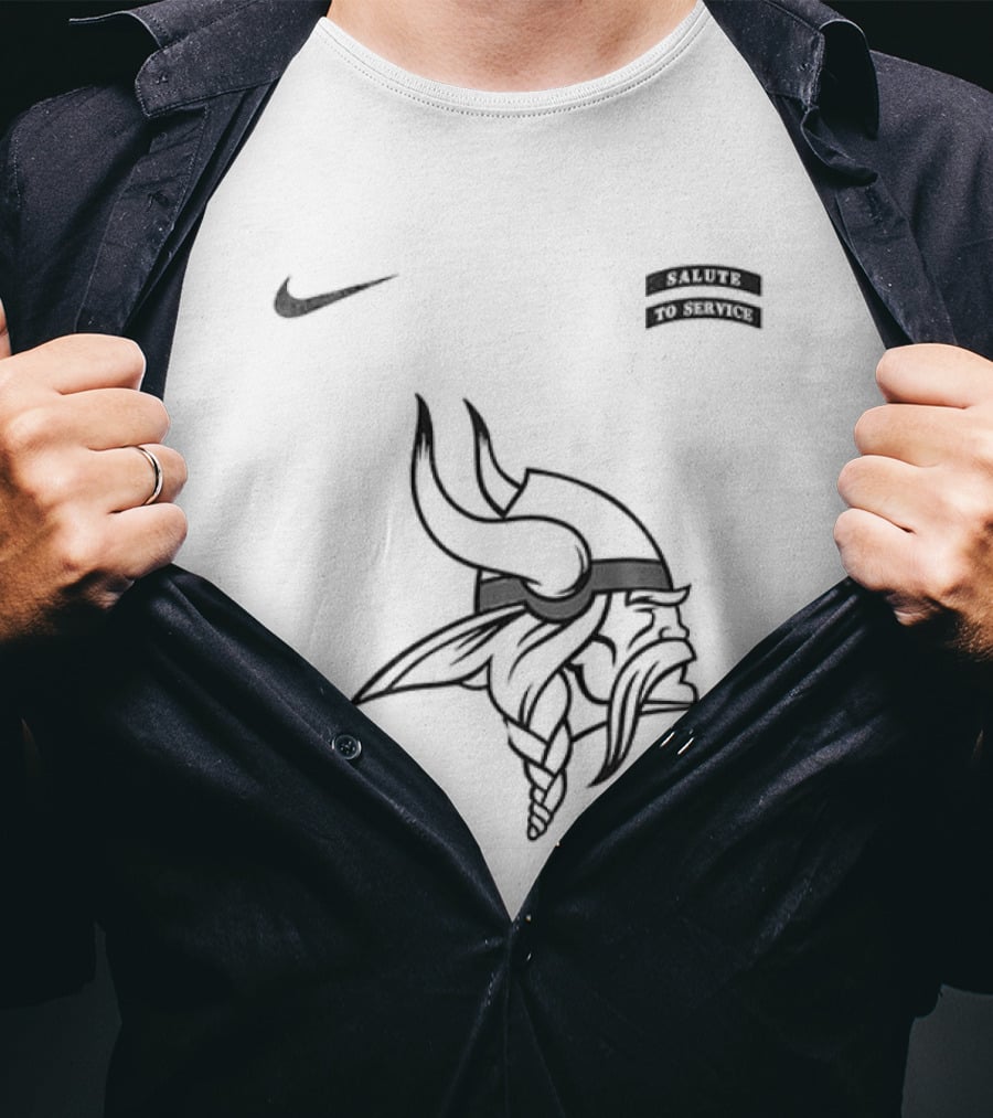 Nike Minnesota Vikings Salute To Service Camouflage NFL T-Shirt