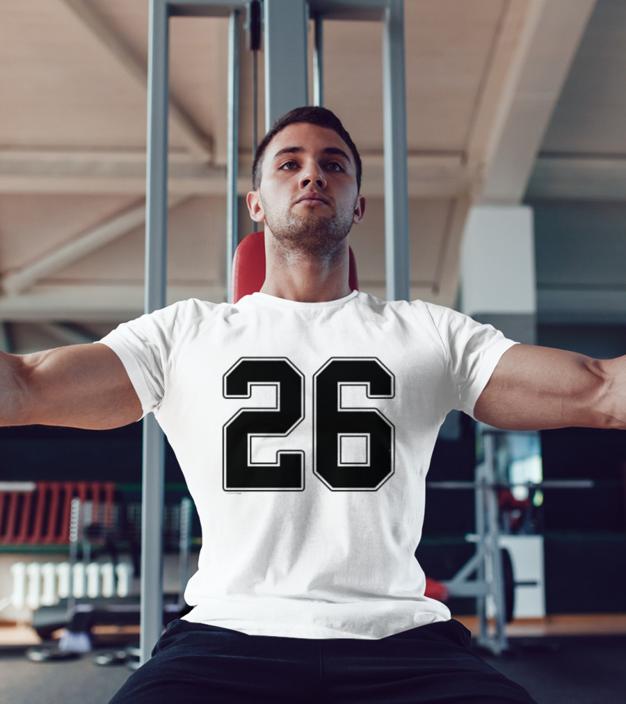 Minnesota Vikings Salute To Service 26 Name And Number T-Shirt