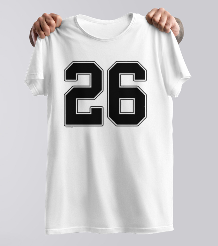 Minnesota Vikings Salute To Service 26 Name And Number T-Shirt