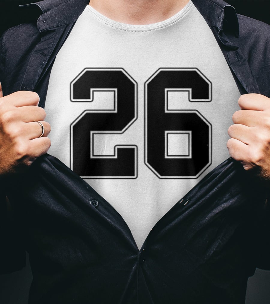 Minnesota Vikings Salute To Service 26 Name And Number T-Shirt