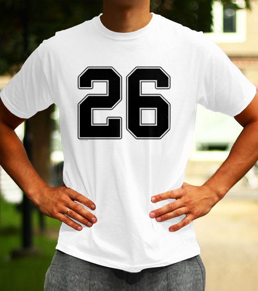 Minnesota Vikings Salute To Service 26 Name And Number T-Shirt