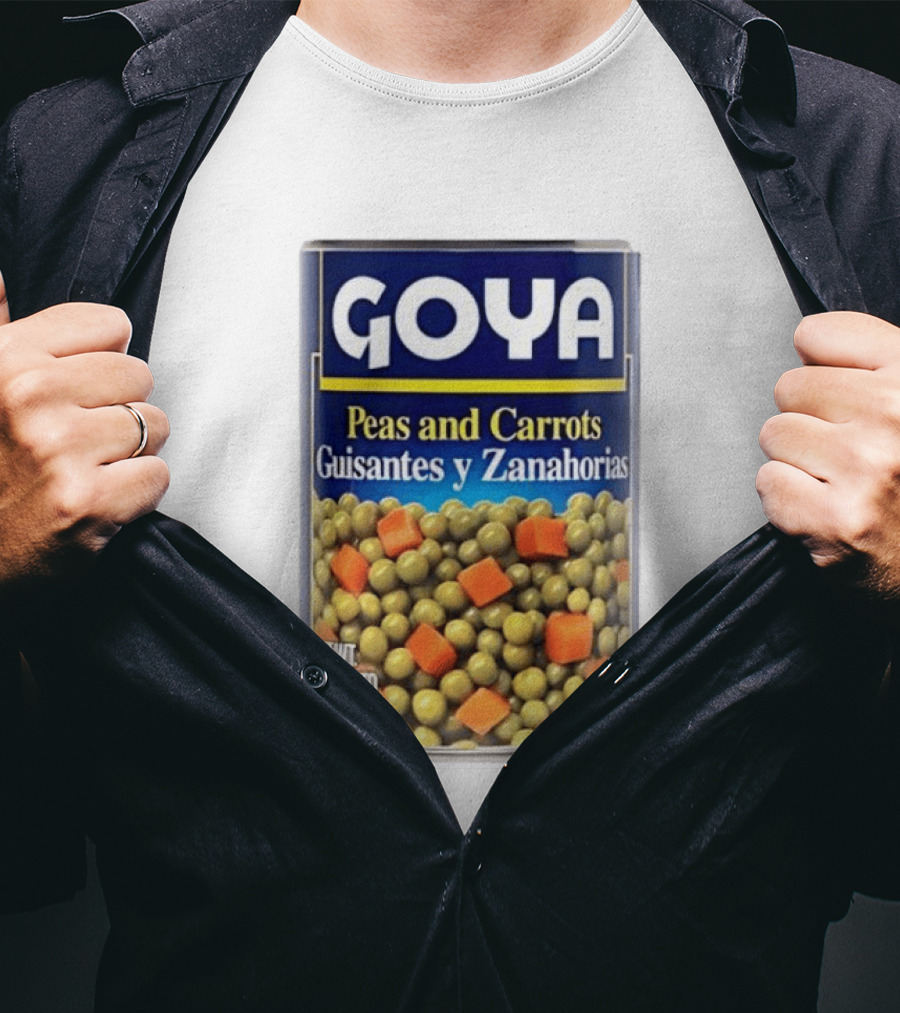 Goya Peas And Carrots Guisantes Y Zanahorias 15 Oz 425 G Canned Vegetable Mix T-Shirt
